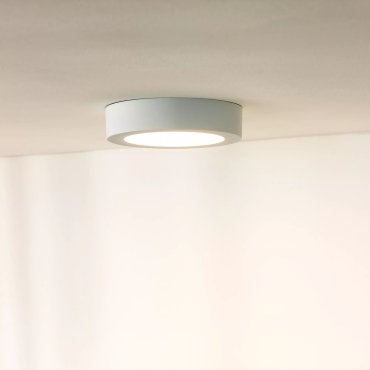 Lucide Brice-Led - Deckenleuchte - Ø 18 x 3,9 cm - 11W dimmbare LED inkl. - IP44 - weiß