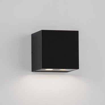 Nova Luce Rob - Außenwandleuchte - 12 x 12 x 12 cm - 11W LED inkl. - IP54 - Sand schwarz