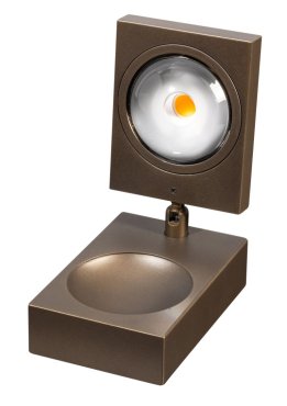 ETH Jake Cube - tischleuchte - 8 x 12 x 15 cm - 3-stufig dimmbar - 10W LED inkl. - braun