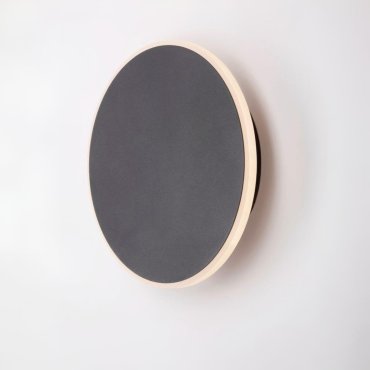 Nova Luce Nevo - wandleuchte - Ø 20 x 3,9 cm - 12W LED inkl. - sand schwarz