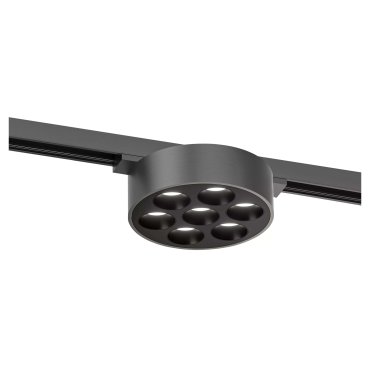 Lucide Linial Xavi – magnetisches Schienensystem – Strahler – Ø 9,5 x 4,5 cm – 7W LED inkl. – Dimmfunktion und einstellbare Lichtfarbe über die App – Schwarz matt Chrom