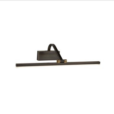 Searchlight LED Picture Lights - Wandleuchte - 51 x 11 cm - 12W LED inkl - schwarz gebürstet gold