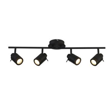 Searchlight Samson - Aufbaustrahler 4L - 79 x 13 x 19,5 cm - IP44 - schwarz