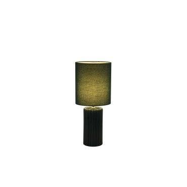 Searchlight Groove - Tischleuchte - Ø 22 x 51 cm - olivgrün