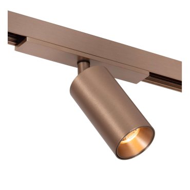 Lucide Linial Bix - magnetisches Schienensystem - Schienenstrahler - Ø 3,5 x 10 cm - 8W LED inkl. - Dimmfunktion und einstellbare Lichtfarbe über die App - Champagner