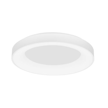Nova Luce Rando Thin - Deckenleuchte - Ø 60 x 9 cm - 50W dimmbare LED inkl. - sandweiß - warmweiße Lichtfarbe