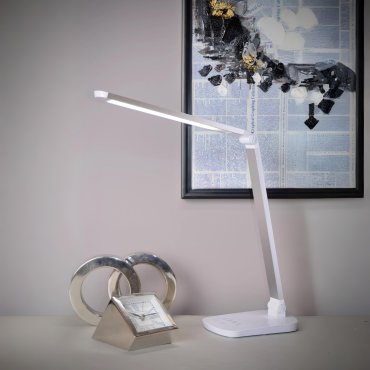 Lucide Vario - Tischleuchte - 51,5 x 13,5 x 39,4 cm - 8W dimmbare LED inkl - weiß