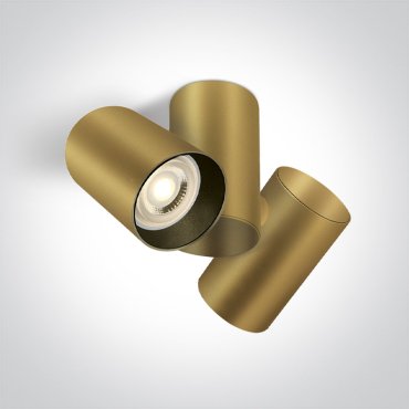 ONE Light Duplo Duo - Aufbaustrahler - 17,4 x 5,8 x 9,5 cm - gold