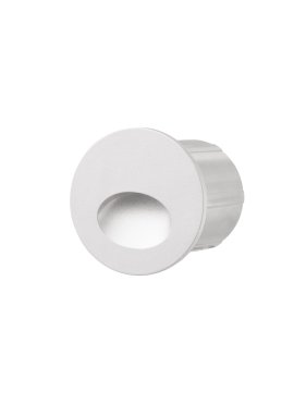 Nova Luce Circe - Wandeinbauleuchte - Ø 7 x 6,5 cm - 3W LED inkl. - IP54 - Sand Weiß