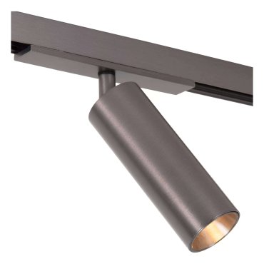 Lucide Linial Mox - magnetisches Schienensystem - Schienenstrahler - Ø 4,5 x 10 cm - 10W LED inkl. - Dimmfunktion und einstellbare Lichtfarbe über die App - Schwarz matt Chrom