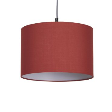 Searchlight Clyde Trommel-Lampenschirm – Ø 30 x 20 cm – Terrakotta