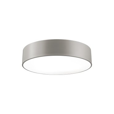 Nova Luce Finezza - Deckenleuchte - Ø 50 x 12 cm - elefantengrau und mattweiß