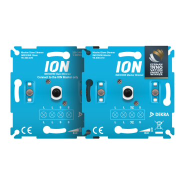 Ion Industries Master- und Slave-Dimmer-Set - Mehrplatz-Dimmer-Set - 0,3-200W - mit Klemmschrauben