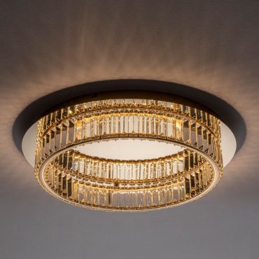Nova Luce Aurelia - deckenleuchte - Ø 50 x 12 cm - 29W dimmbare LED inkl. - gold