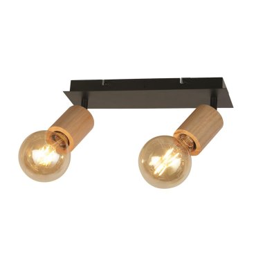 Searchlight Spinny - Aufbaustrahler 2L - 31 x 10 x 15 cm - mattschwarz
