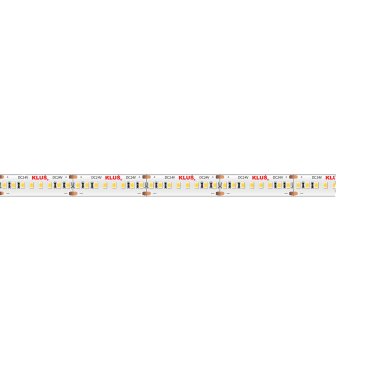 KLUS LED Streifen - 1cm breit, 500cm lang - 24Vdc - dimmbar - 14.4W LED pro Meter - 240 LEDs pro Meter - IP20