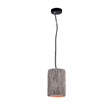 Elmark Lumberjack - Pendelleuchte - Ø 15 x 22 cm - grau