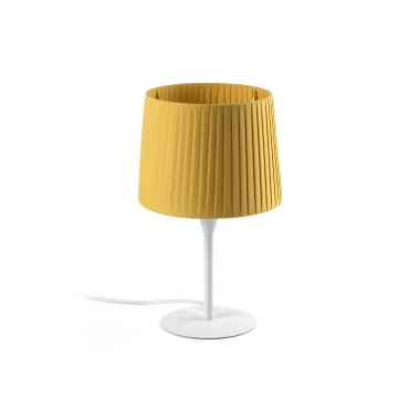 Faro Samba - Tischleuchte - Ø 21,5 x 44,5 cm - gelb und weiß