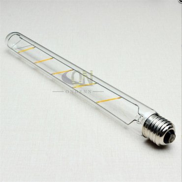 ETH LED-Lampe - Ø 3,0 x 30,0 cm - E27 - 4W nicht dimmbar - 2200K - transparent