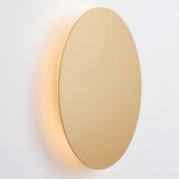 Nova Luce Cyrcle - wandleuchte - Ø 22 x 3,2 cm - 12W LED inkl. - mattgold