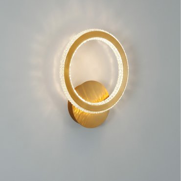 Nova Luce Cilion - Wandleuchte - 25 x 7 x 30 cm - 19W LED inkl. - Messing gold