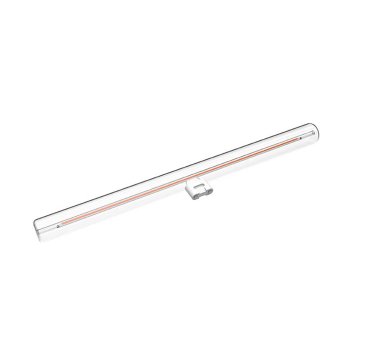 Daylight Italia LED-Lampe - Linea klar - Ø 3 x 50 cm - S14d - 7W dimmbar - 2700K - transparent