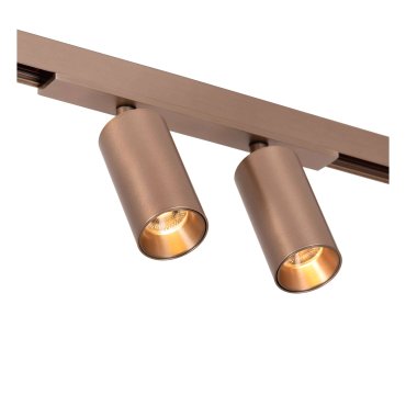 Lucide Linial Bix - magnetisches Schienensystem - Schienenstrahler - 17 x 3,5 x 10 cm - 2 x 8W dimmbare LED inkl. - Dimmfunktion und einstellbare Lichtfarbe über die App - Champagner
