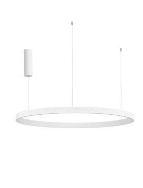 Nova Luce Elowen - Pendelleuchte - Ø 98 x 150 cm - 106W dimmbare LED inkl - weiß