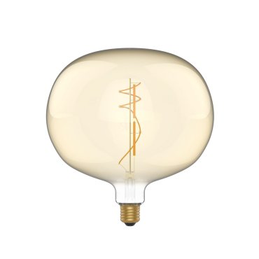 Daylight Italia LED-Lampe Ellipse - Ø 22 x 23,5 cm - E27 - 8,5W dimmbar - 2200K - amber
