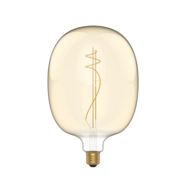 Daylight Italia LED-Lampe Ellipse - Ø 17 x 26,4 cm - E27 - 8,5W dimmbar - 2200K - amber