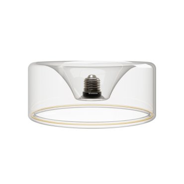 Creative Cables LED-Lampe Ghost Donut - Ø 19 x 8 cm - E27 - 6W - 2200K - transparent