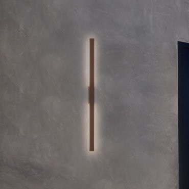 Nova Luce Doul - Außenwandleuchte - 5,3 x 121 x 6 cm - 20W LED inkl. - IP65 - corten
