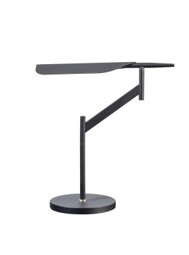 ETH Wing - tischlampe - Ø 23 x 55 cm - 12W dimmbare LED inkl. - schwarz