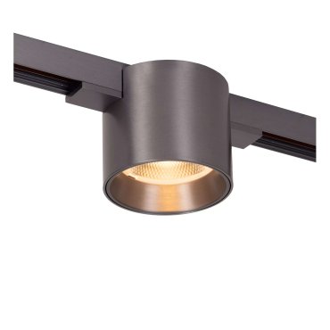Lucide Linial Lux - magnetisches Schienensystem - Schienenstrahler - Ø 7 x 6 cm - 8W LED inkl. - Dimmfunktion und einstellbare Lichtfarbe über die App - Schwarz matt Chrom