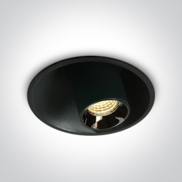 ONE Light Mirror Adjustable Boxes - Einbaustrahler - Ø 82 mm, Ø 74 mm Einbaumaß - inkl. 7W LED - schwarz