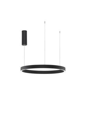 Nova Luce Sting - Hängeleuchte - Ø 80 x 150 cm - 50W dimmbare LED inkl. - schwarz