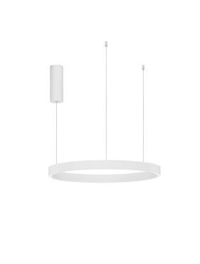 Nova Luce Elowen - Hängeleuchte - Ø 60 x 150 cm - 60W dimmbare LED inkl. - weiß