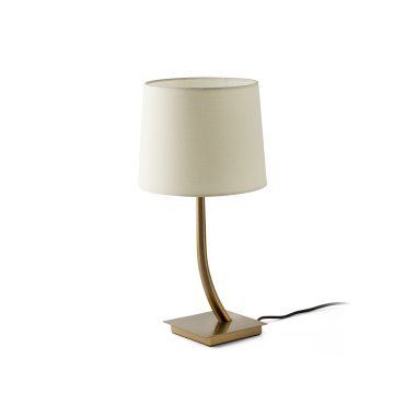 Faro Rem - Tischleuchte - Ø 25 x 57 cm - Bronze und Beige