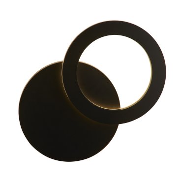 Searchlight Hyde - Außenwandleuchte - Ø 21 cm - 6W LED inkl - IP44 - schwarz