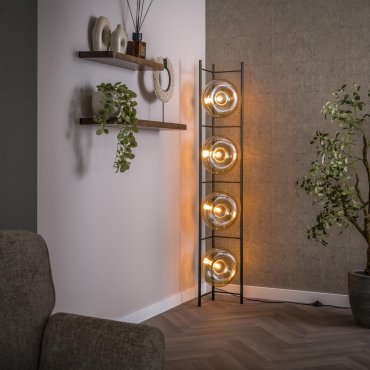 Vico Soll - stehlampe - 33 x 168 cm - bernstein