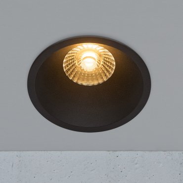 Nordlux Albric - Einbaustrahler - Ø 90 mm, Ø 83 mm Einbaumaß - 8W dimmbare LED inkl. - IP44 - schwarz