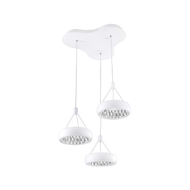 Nova Luce Lumi - Hängeleuchte - Ø 45 x 120 cm - 36W LED inkl. - matt weiß