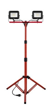 Century Italia Rework - Searchlight auf Ständer - 68 x 160 cm - 2 x 30W LED inkl. - IP65 - 4000K - schwarz und rot