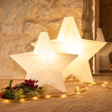 New Garden Nova 45 Christmas Star - Stehlampe - 46 x 42,6 x 22,5 cm - 8W LED inkl. - weiß