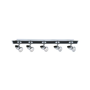 Searchlight Comet - Aufbaustrahler 5L - 80 x 9 x 12 cm - schwarz und chrom