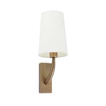Faro Rem - Wandleuchte - 16,5 x 21 x 47 cm - weiß und altgold