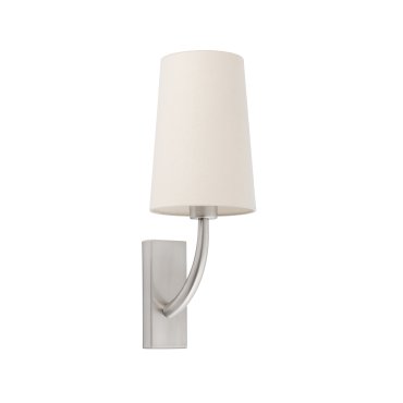 Faro Rem - Wandleuchte - 16,5 x 21 x 47 cm - beige und nickel matt