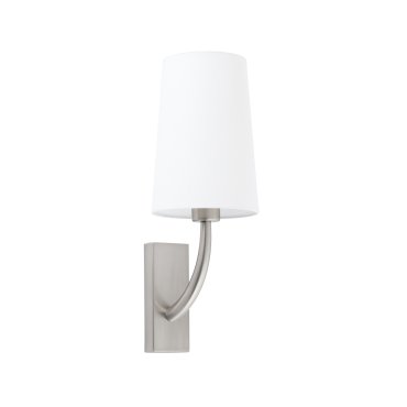 Faro Rem - Wandleuchte - 16,5 x 21 x 47 cm - weiß und nickel matt