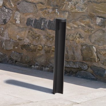 Nova Luce Tien - Gartenleuchte - 9 x 65 cm - 9W LED inkl. - IP54 - dunkel anthrazit