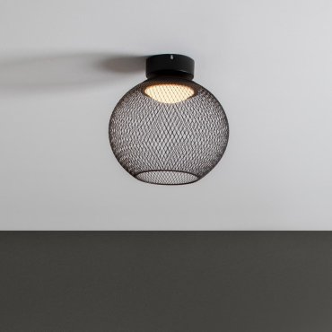 Nova Luce Kinetic - Deckenleuchte - Ø 30 x 30 cm - 12W LED inkl. - matt schwarz